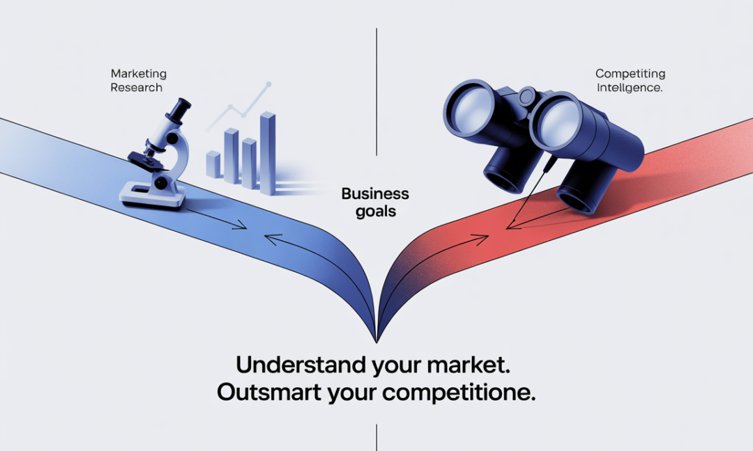 Marketing Research vs. Competitive Marketing Intelligence: What’s the Difference?