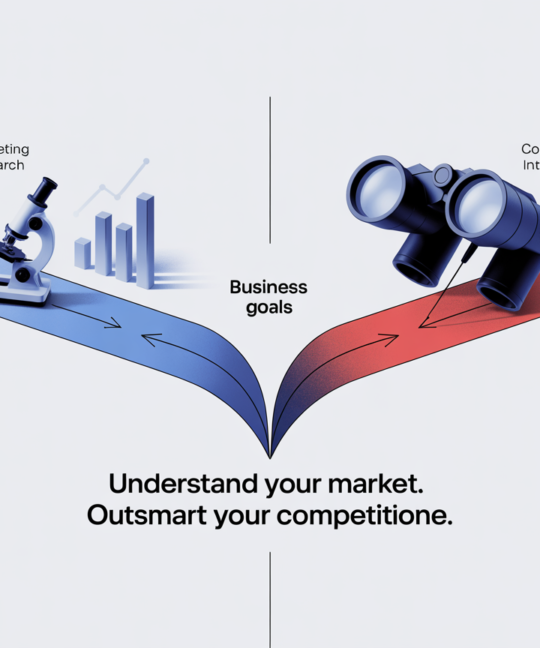 Marketing Research vs. Competitive Marketing Intelligence: What’s the Difference?