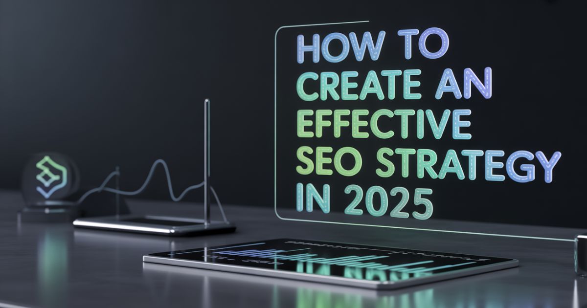 How to Create an Effective SEO Strategy in 2025